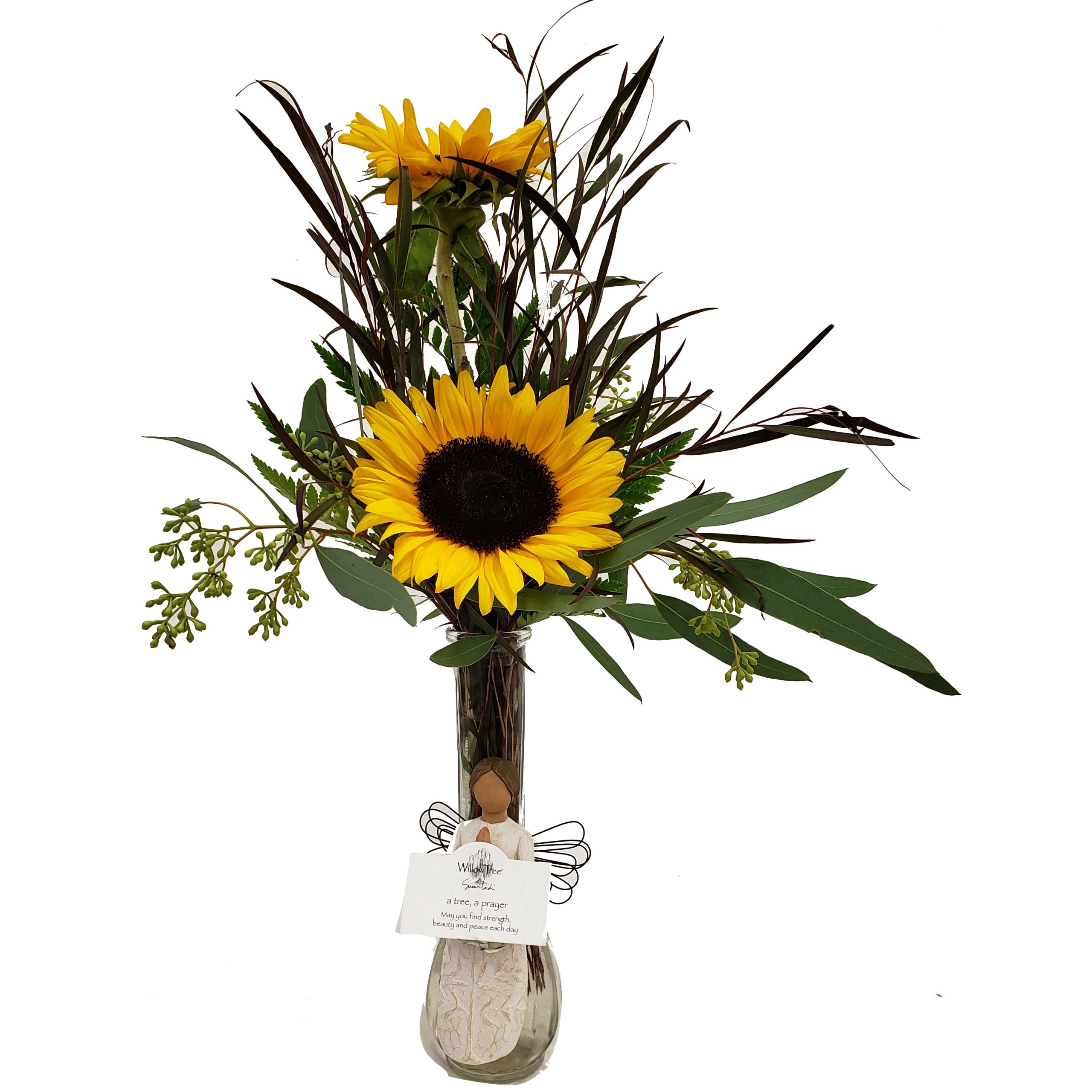 Sunflowers with Angel